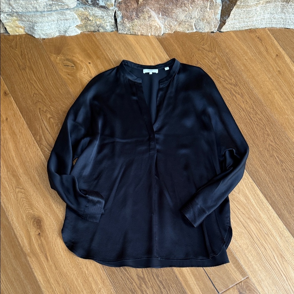 Vince Silk Blouse Top